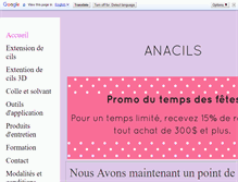 Tablet Screenshot of anacils.com